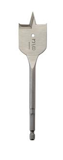 Milwaukee&reg; Silver 6 in. Flat Wood Boring Bit 