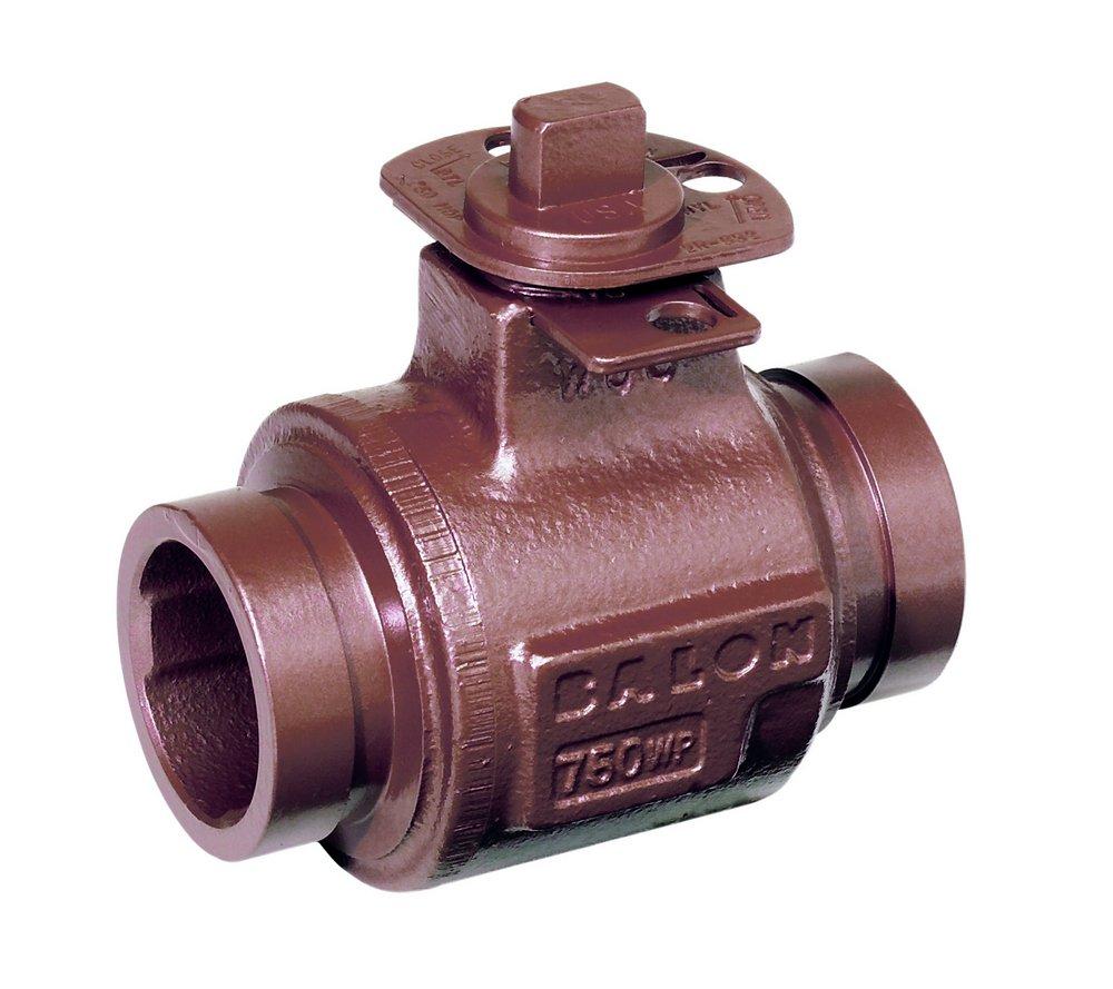 Balon Corporation Ductile Iron Reduced Port Grooved 1000# Ball Valve 