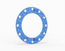 Full Face Gasket, Aramid Fiber with Nitrile Binder(NBR) Nitrile(NBR), 10 in. ASME B16.5 Class 150, 0.063 in. Thick, 12 Bolt Holes