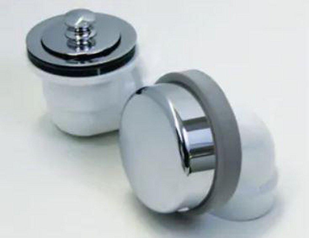 Watco Brushed Nickel Plastic Push-Pull Drain 