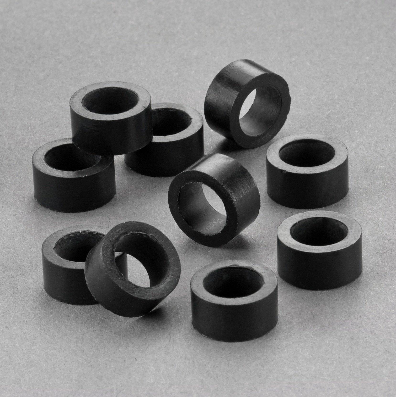 YELLOW JACKET&reg; Black 10-Pack Charging Hose Gasket 