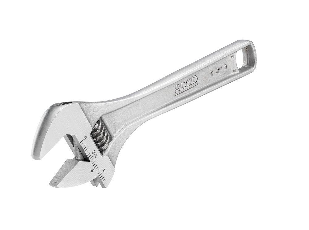 RIDGID Chrome Plated 15 in Adjustable Wrench 