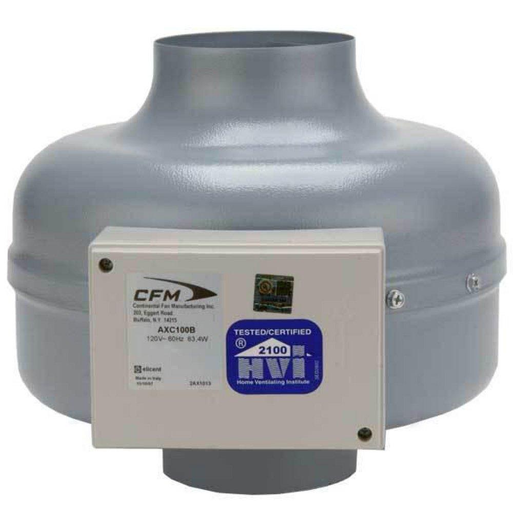 Continental Fan Mfg 150 cfm In-Line Centrifugal Fan 