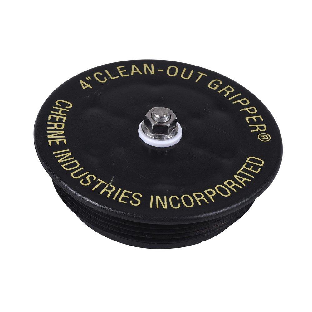 Cherne Black Cleanout Gripper Plug 