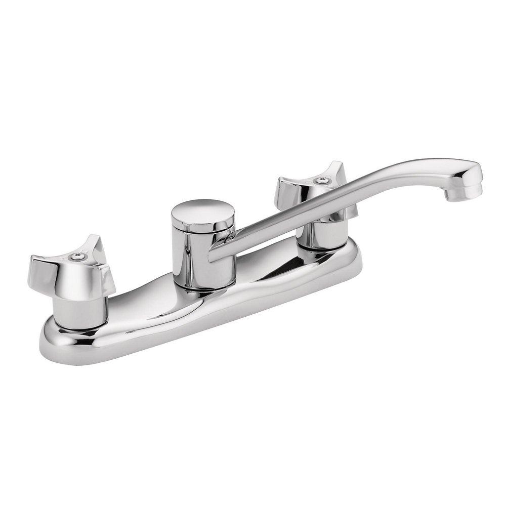 California Energy Commission Not Registered Lead Law Compliant 2 Handle Kitchen Faucet Tri Blade 2.2 
