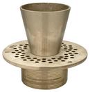 Zurn Nickel Bronze Type-E Round Strainer with Funnel 