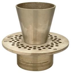 Type-E Round Strainer with Funnel Nickel Bronze