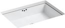 23-7/8 in. Undermount Rectangular Vitreous China Bathroom Sink in White