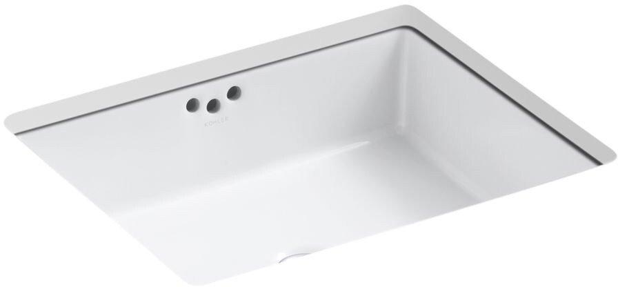 KOHLER White Undermount Basin 