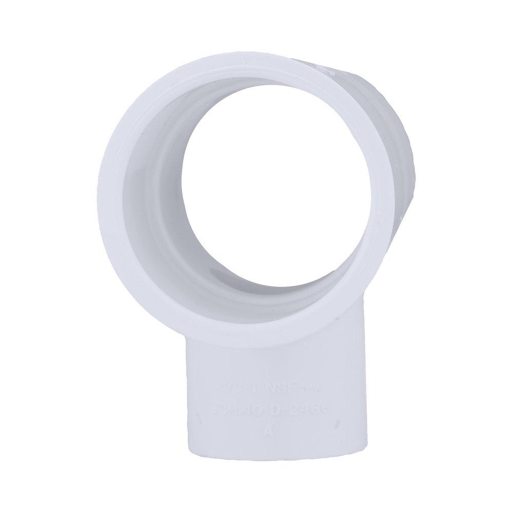 White PVC Schedule 40 Tee 