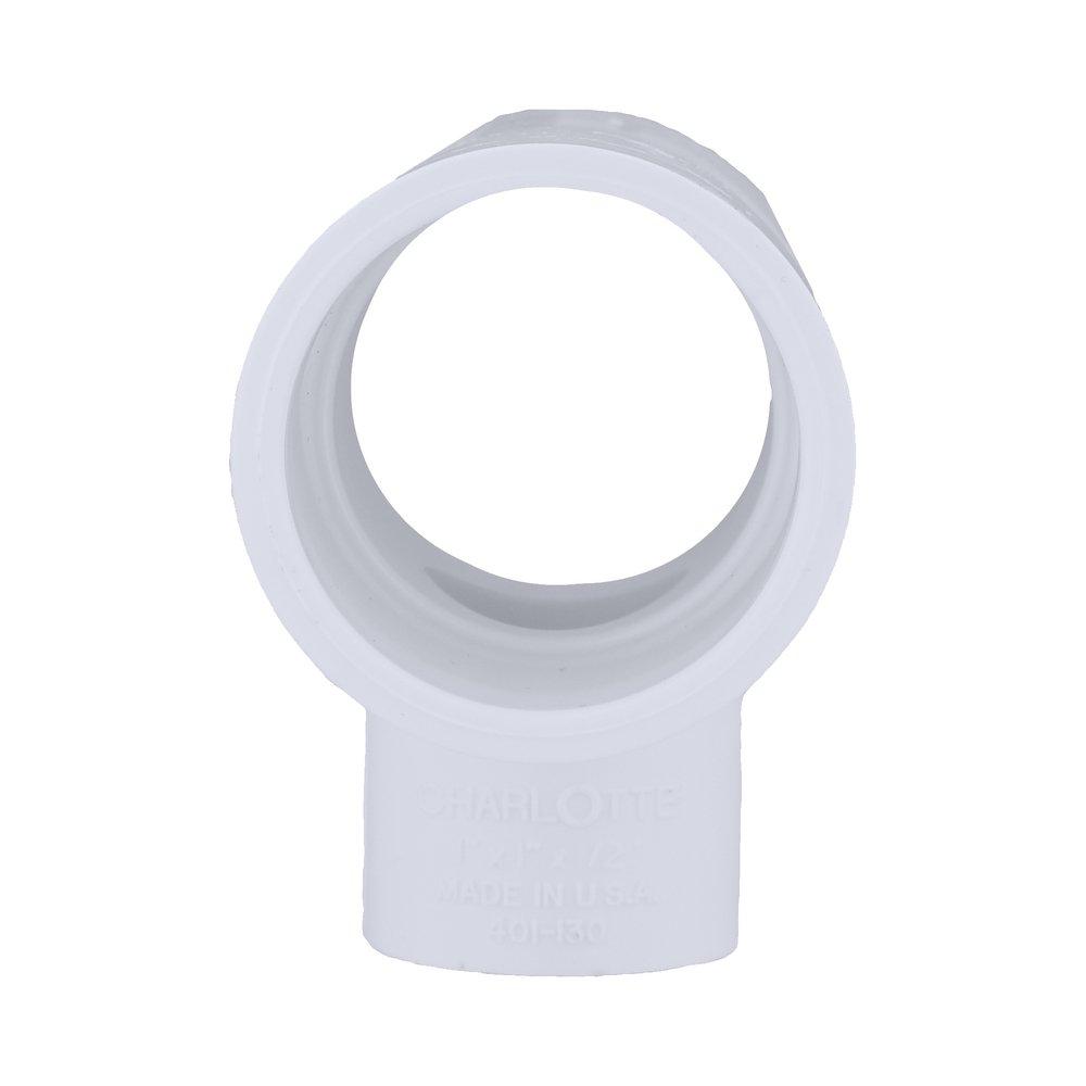 White PVC Schedule 40 Tee 