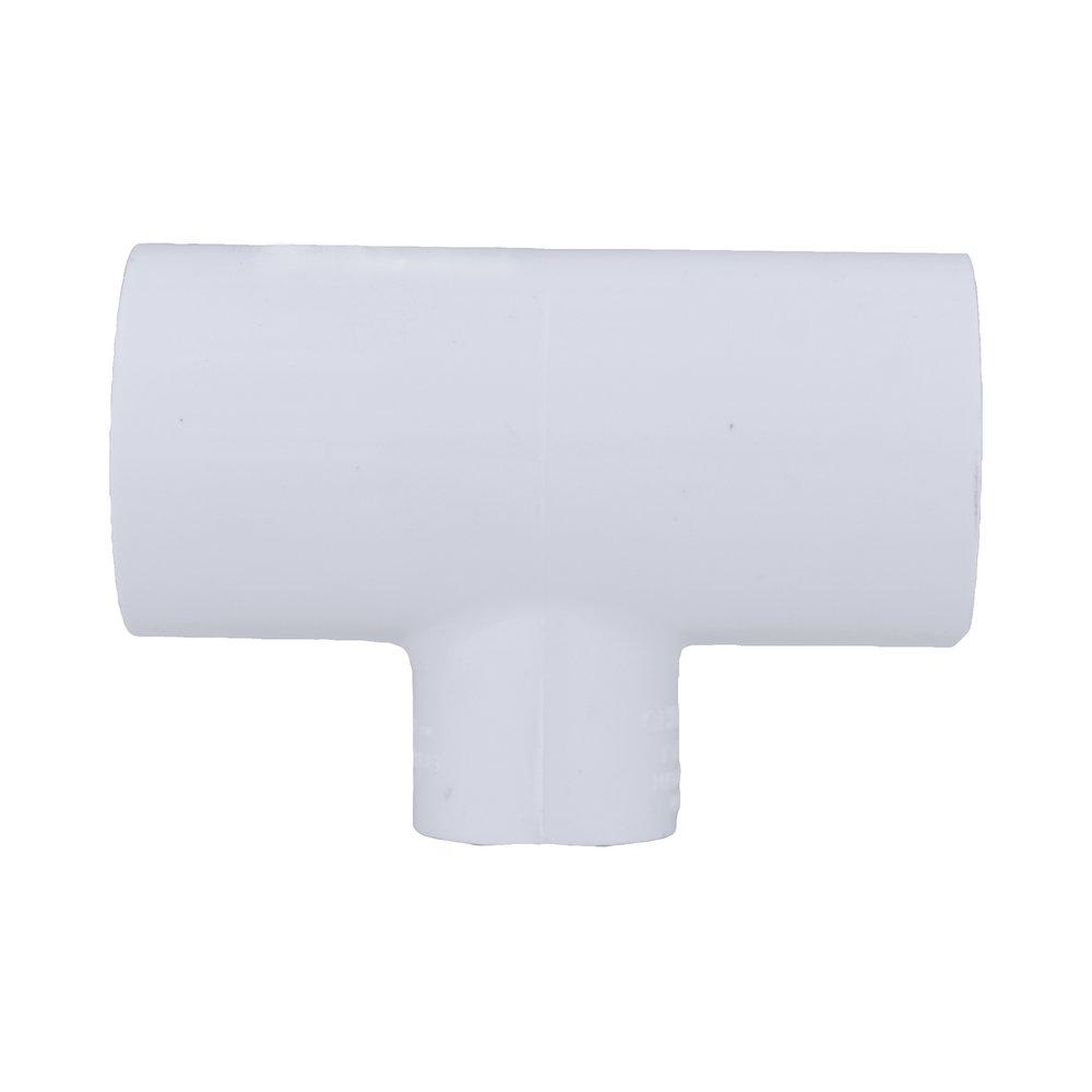 White PVC Schedule 40 Tee 