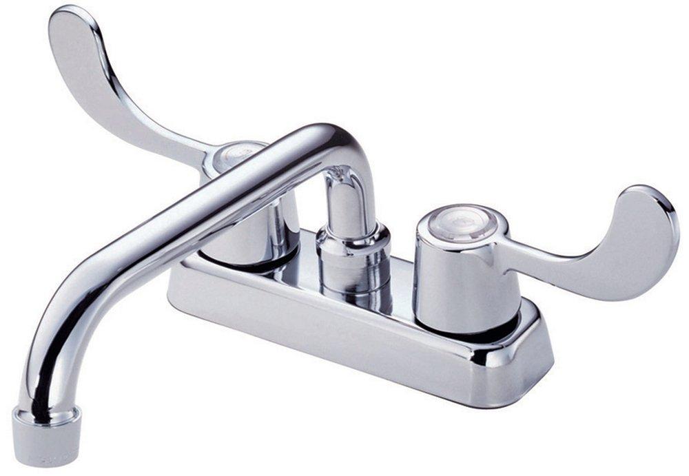 Gerber Plumbing Polished Chrome Two Wristblade Handle Laundry Faucet 
