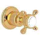 Perrin & Rowe&reg; Inca Brass 15 in. Meter Yoke Water Service with Check Valve Assembly 