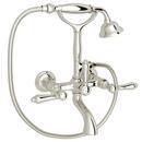 ROHL&reg; Polished Nickel Three Handle Wall Mount Filler 