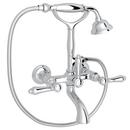 ROHL&reg; Polished Chrome Three Handle Wall Mount Filler 