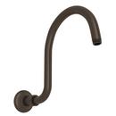 Hook Shower Arm in Tuscan Brass