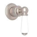 Perrin & Rowe&reg; Satin Nickel Single Handle Transfer & Diverter and Volume Control Valve Trim 