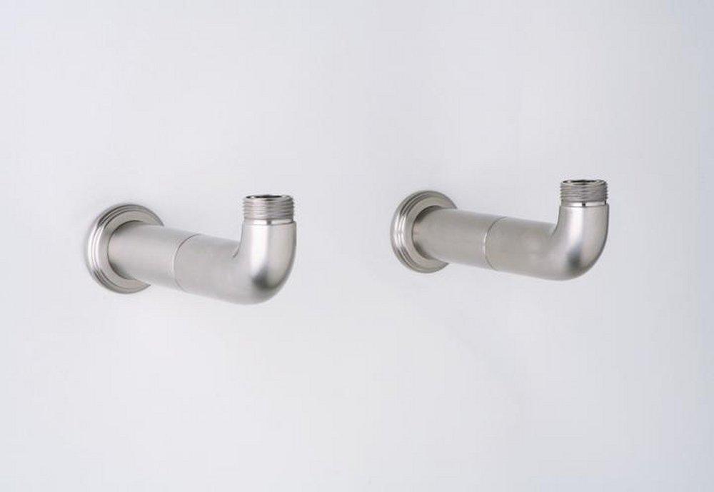 Perrin & Rowe&reg; Polished Nickel 5 in. Brass Wall Union 