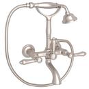ROHL&reg; Satin Nickel Three Handle Wall Mount Filler 