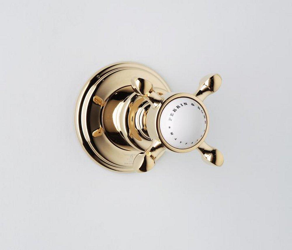 Perrin & Rowe Polished Nickel Single Handle Bathtub & Shower Faucet (Trim Only) 