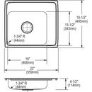 Elkay Light Grey Granite Metal and Plastic Indoor Bottle Filling Station 