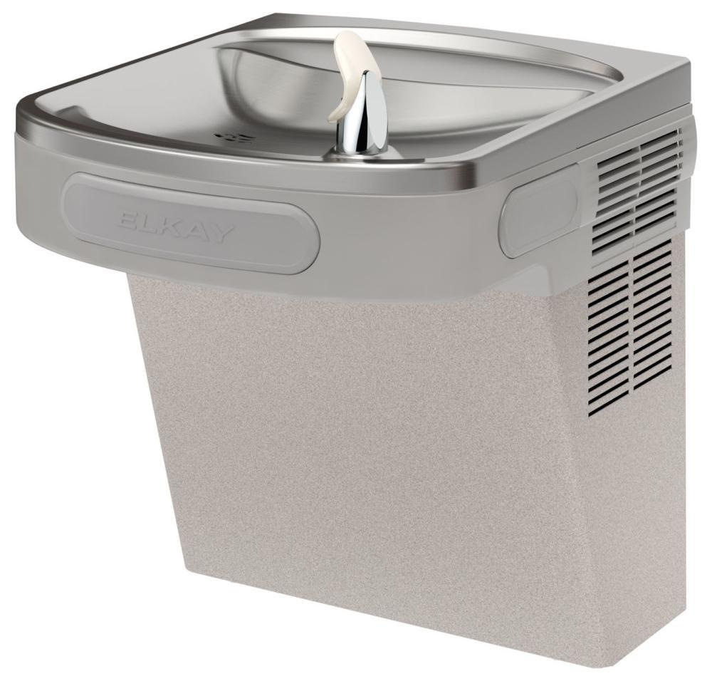 Elkay Light Grey Granite Metal and Plastic Indoor Bottle Filling Station 