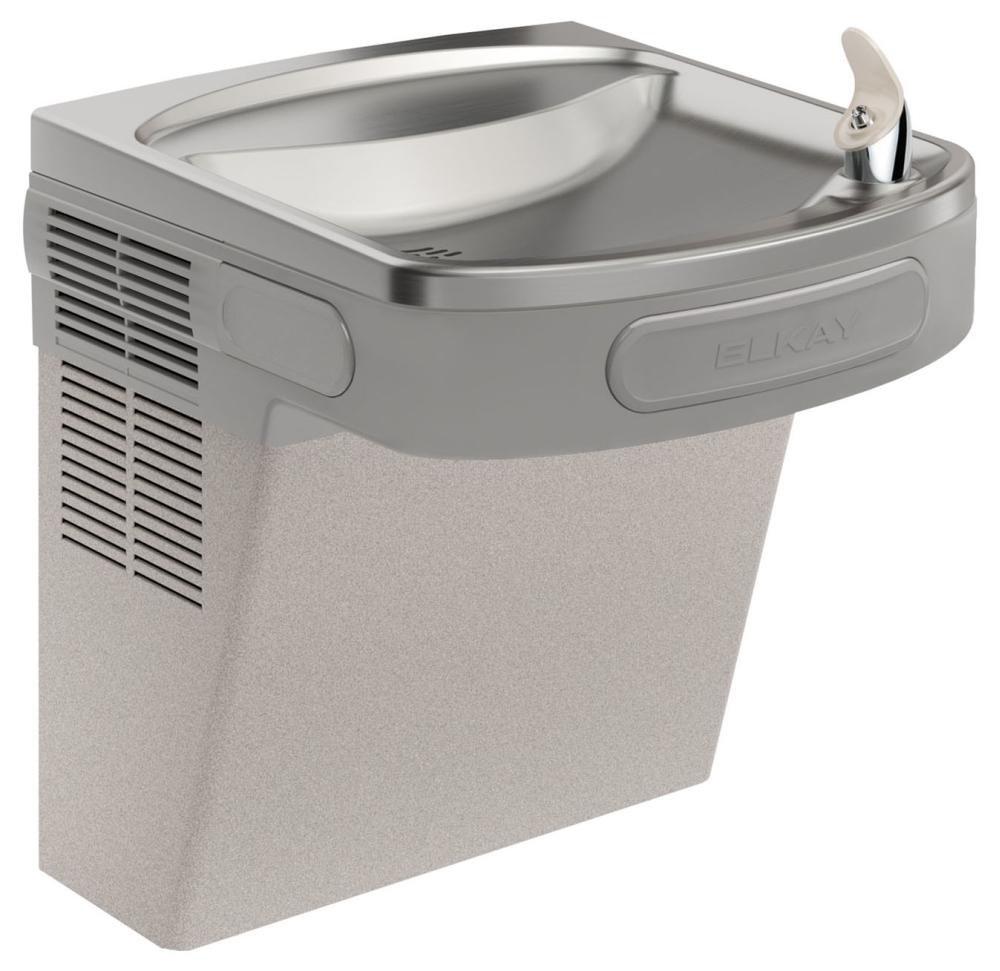 Elkay Light Grey Granite Metal and Plastic Indoor Bottle Filling Station 