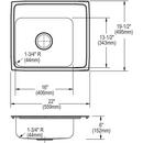Elkay Stainless Steel 8 gph. Filtered Wall- Mount Single ADA Drinking Fountain 