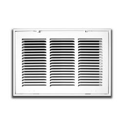30 x 20 in. Commercial 1-way Return Grille in White Steel and Aluminum