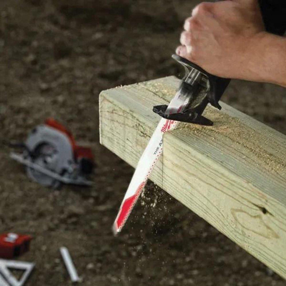 Milwaukee&reg; White 5 TPI Reciprocating Saw Blade 5 Pack 