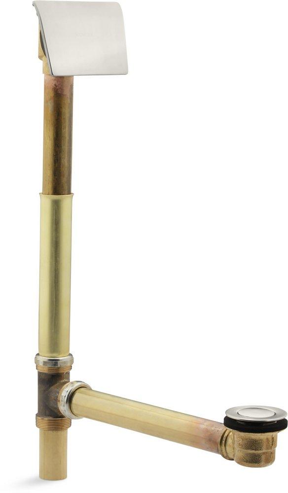 KOHLER Vibrant&reg; Brushed Nickel Brass Trip Lever Drain 