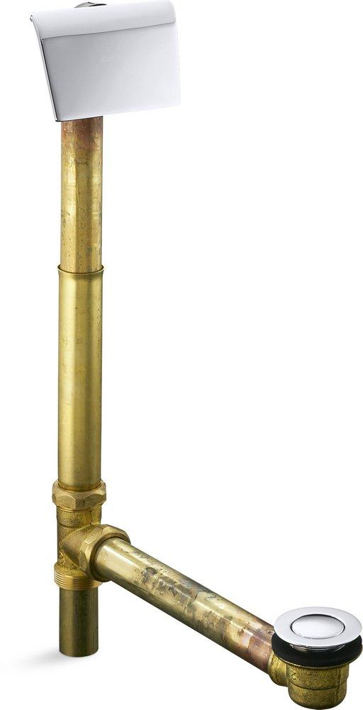 KOHLER Polished Chrome Brass Trip Lever Drain 