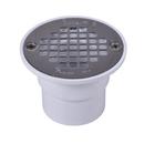 Oatey&reg; White 2 in. Threaded Plastic Shower Drain 