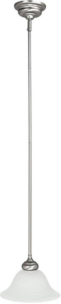 Capital Lighting Matte Nickel 47 in. 100 W 1-Light Medium Pendant 