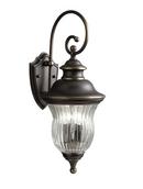 12 in. 60 W 1-Light Candelabra Lantern in Olde Bronze