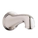 3-1/100 in. Brass Wall Mount Tub Spout in Chrome