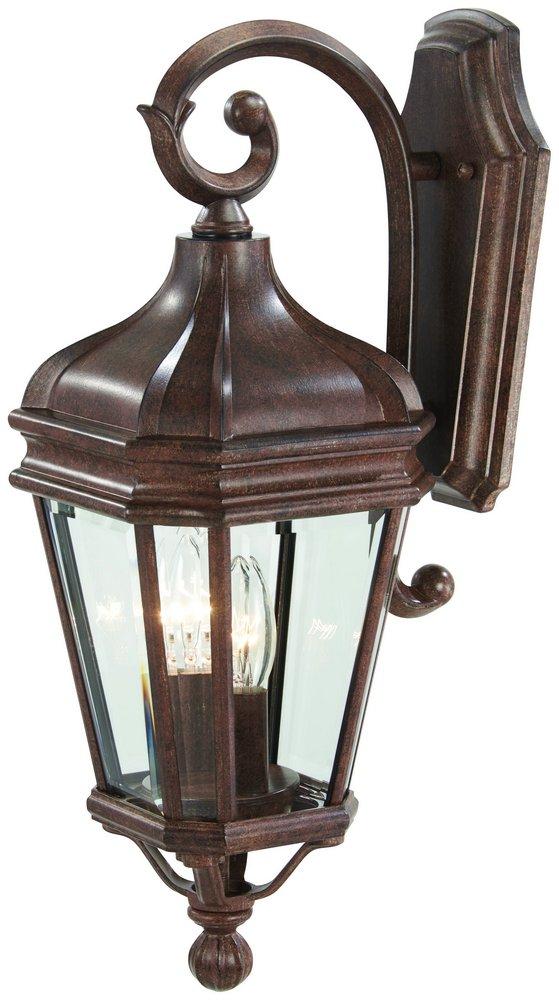 Minka Vintage Rust&trade; 7-3/4 in. 60 W 2-Light Candelabra Lantern 