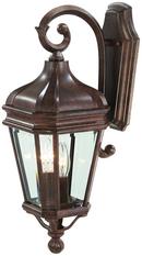 7-3/4 in. 60 W 2-Light Candelabra Lantern in Vintage Rust