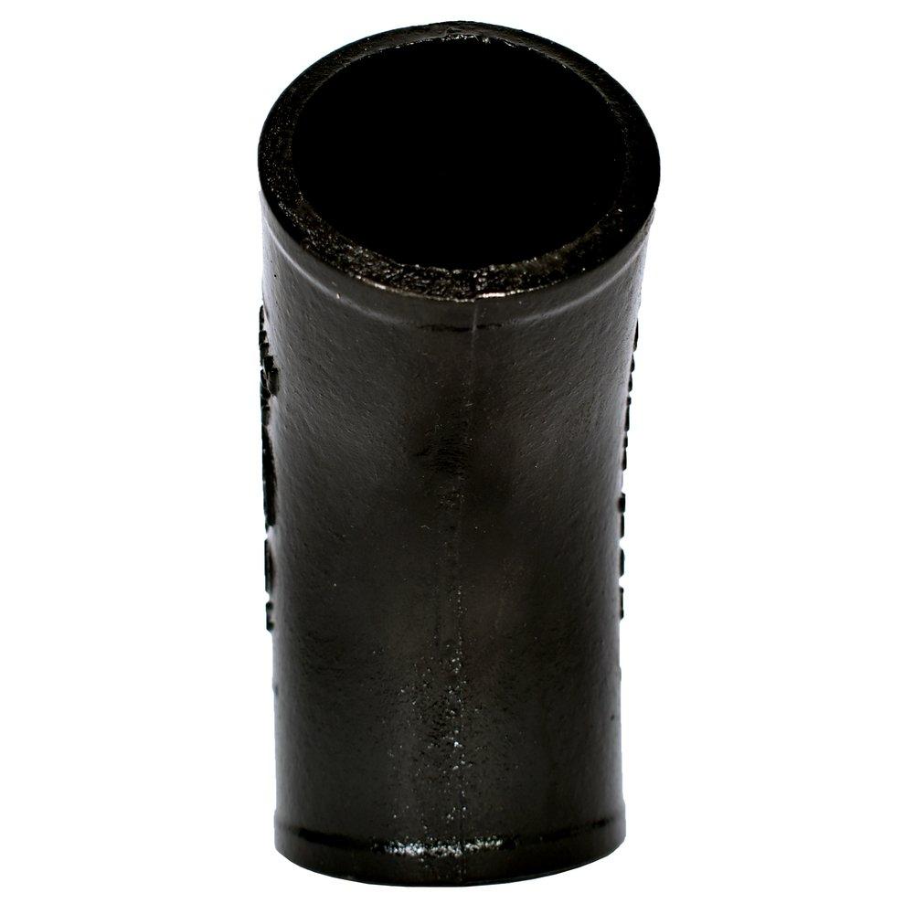 Black No Hub 45 Degree Cast Iron 1/8 Bend 