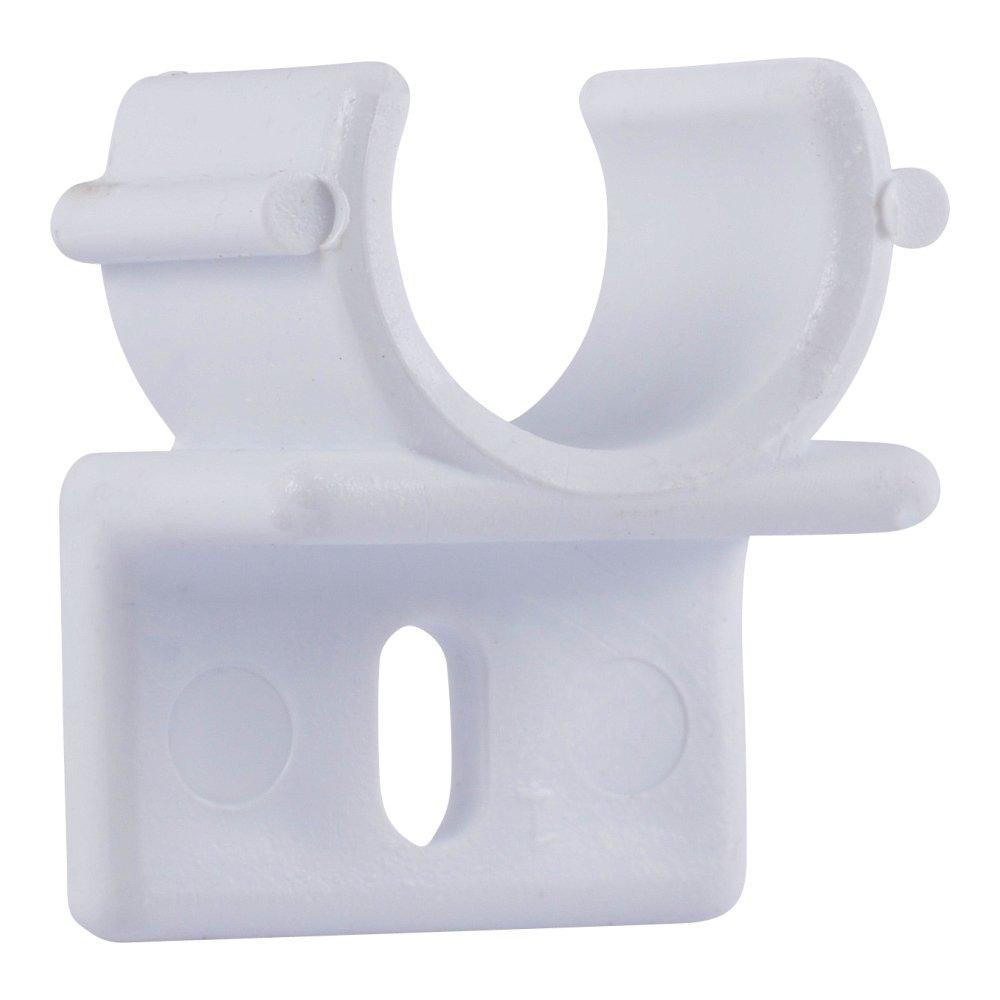 HoldRite&trade; White Plastic Pipe Clamp 