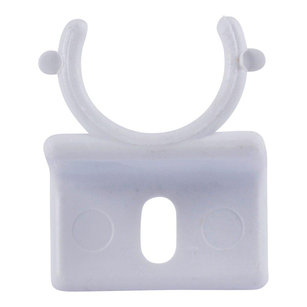 HoldRite&trade; White Plastic Pipe Clamp 
