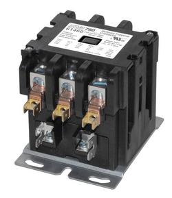 60 Amp 240 V 4-7/10 in. 3-Phase Furnace Contactor
