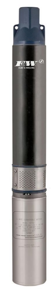 Flint & Walling 230V Wire Cast Iron Submersible Pump 