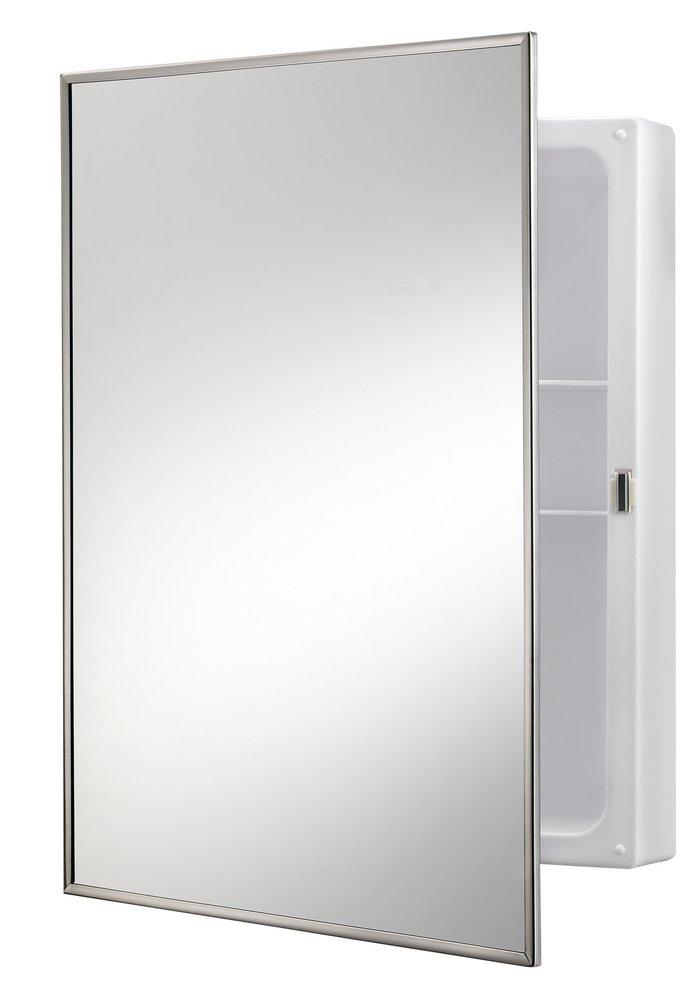 Jensen Stainless Steel 22-1/8 in. Surface Mount Medicine Cabinet 