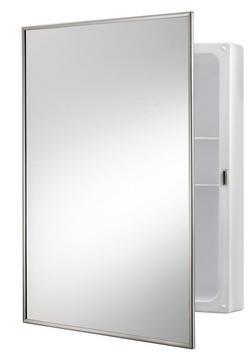 22-1/8 in. Surface Mount Medicine Cabinet in Stainless Steel