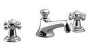 Dornbracht USA Platinum 3-Hole Double Cross Handle Deckmount Widespread Basin Mixer 