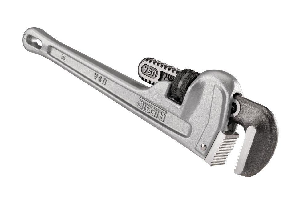 RIDGID Grey 1-1/2 in. Pipe Wrench 