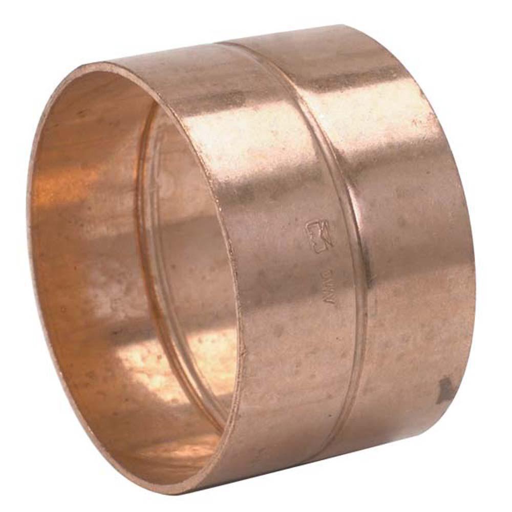 Copper Coupling with Rolled Stop 