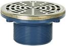 Sioux Chief Nickel Bronze Threaded Plastic Floor Drain 